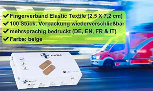 HierBeiDir Cerotti adesivo per ferite, elastico