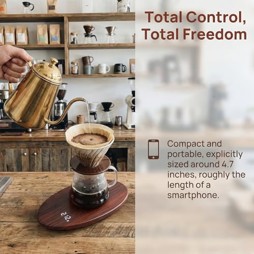 Eysbiy 0.1g Rechargeable Portable Tea Scale - Coffee & Loose Leaf — view 2