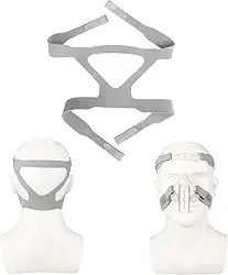 CPAP Headgear máscara universal CPAP compatível com a faixa de cabeça de ventilador, suprimentos de substituição Dreamstation CPAP – Cinza (máscara não incluída)