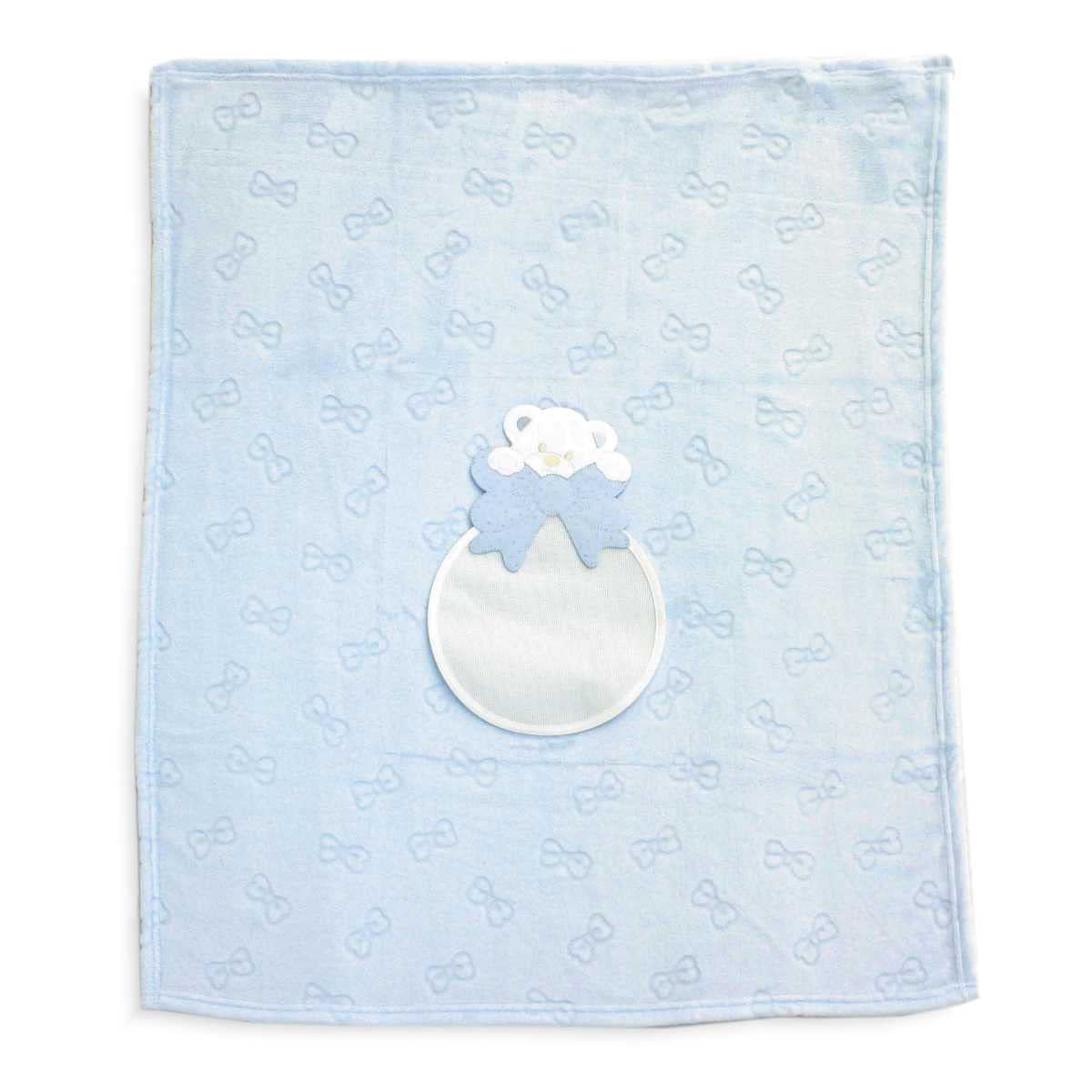 Tela Aida Per Ricamo COMPOSE' Fascia Piquet Stampata | Per Culla E Neonati | Colore Celeste | Ideale Per Lavoretti Creativi