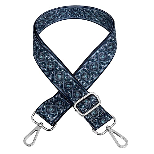 Image of Wide Shoulder Strap Adjustable Shoulder Strap Bohemian Purse Strap Fashion Replacement Straps for Crossbody Handbag Guitar