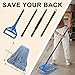 Commercial Industrial Mop with 3 Extra Large Reusable Replacement Head,59