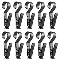 10 x Clothes Pegs, Clothes Pegs, Boot Clips Camping Tents, Towel Clips, Plastic Hangers for Trousers, Boots, Towel and Socks