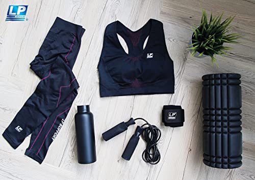 Lp Support Women's Workout Compression High-Impact Sports Bra 235Z - Workout, Gym, Yoga - Ultimate Comfort & Support - Correct Posture (Black, Medium) #TOP6