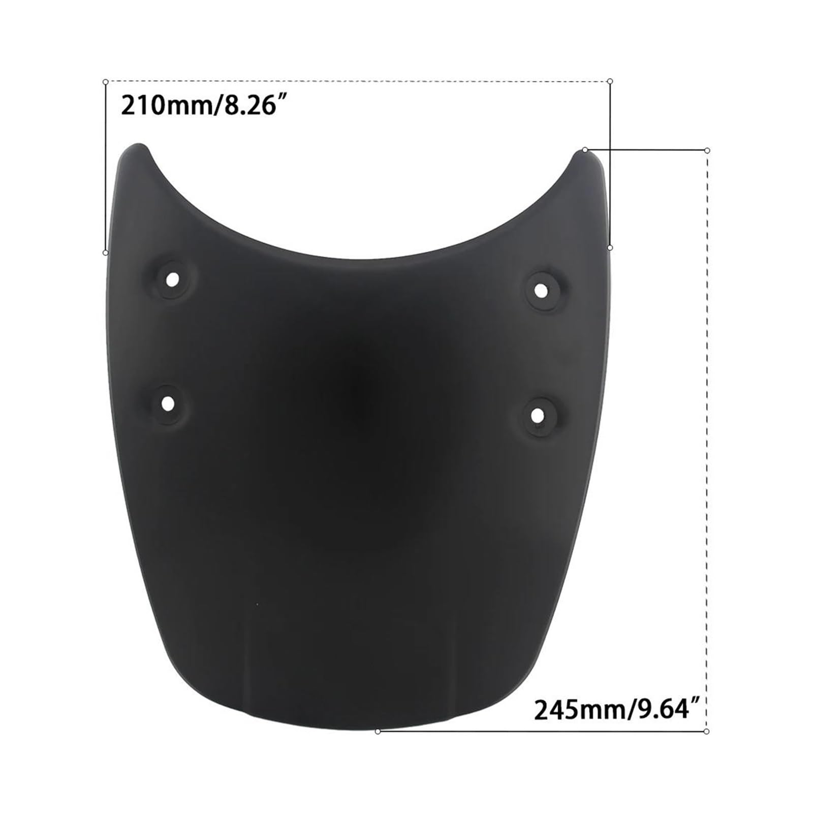Do Motocykla Ducati Scrambler 400 800 2015-2022 Przednia Szyba, Owiewka Reflektora, Deflektor Szyby Przedniej Przedłużenie szyby motocykla(Silver)