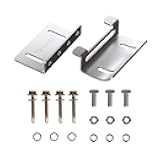 Renogy Solar Panel Mounting Curved Z Bracket-Set of 4 for RV, Boat, Roof, Wall and Other Off Gird Installation, 1 Set