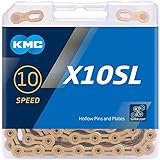 KMC X10SL Gold 10 Speed Chain for Shimano Sram