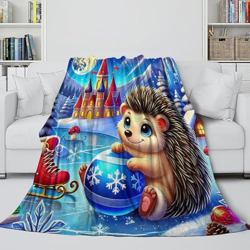 Couverture de lit hérisson 3D en microfibre douce et chaude - 5