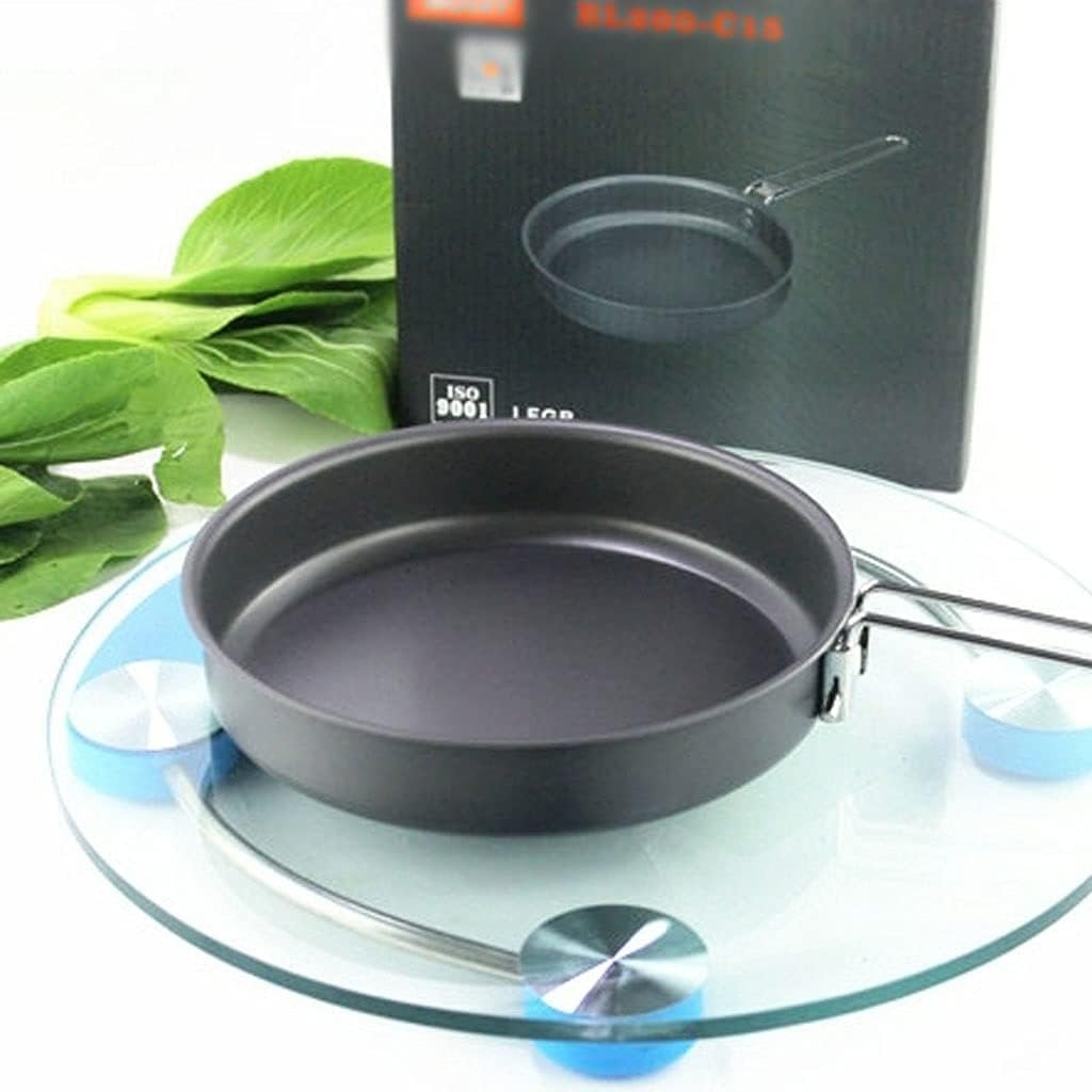 YYDS Outdoor Camping Camping Cookware Lightweight Pot Portable Aluminum Alloy Campfire Cookware Frying Pan for Outdoors Kitchen Camping Cooker Adventures Picnics