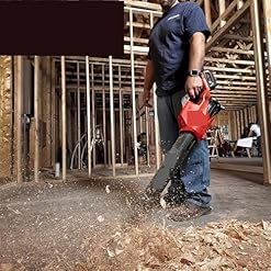 Alternative view of Blower Cordless Blower Vacuum Cleaner for Dust Blowing Dust Collector Garden Power Tools