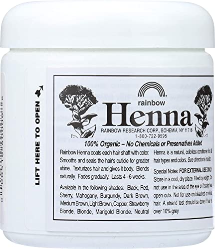 Rainbow Research Henna Persian Burgundy Tinte 4 Oz 4 Pack miniatura 4