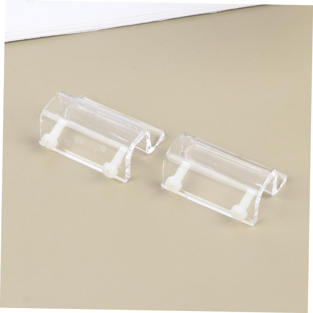BESPORTBLE 12pcs Acrylic Fish Tank Cover Holder Support Bracket Aquarium Rack Compatible for Open Fish Tanks Turtle Pet Boxes