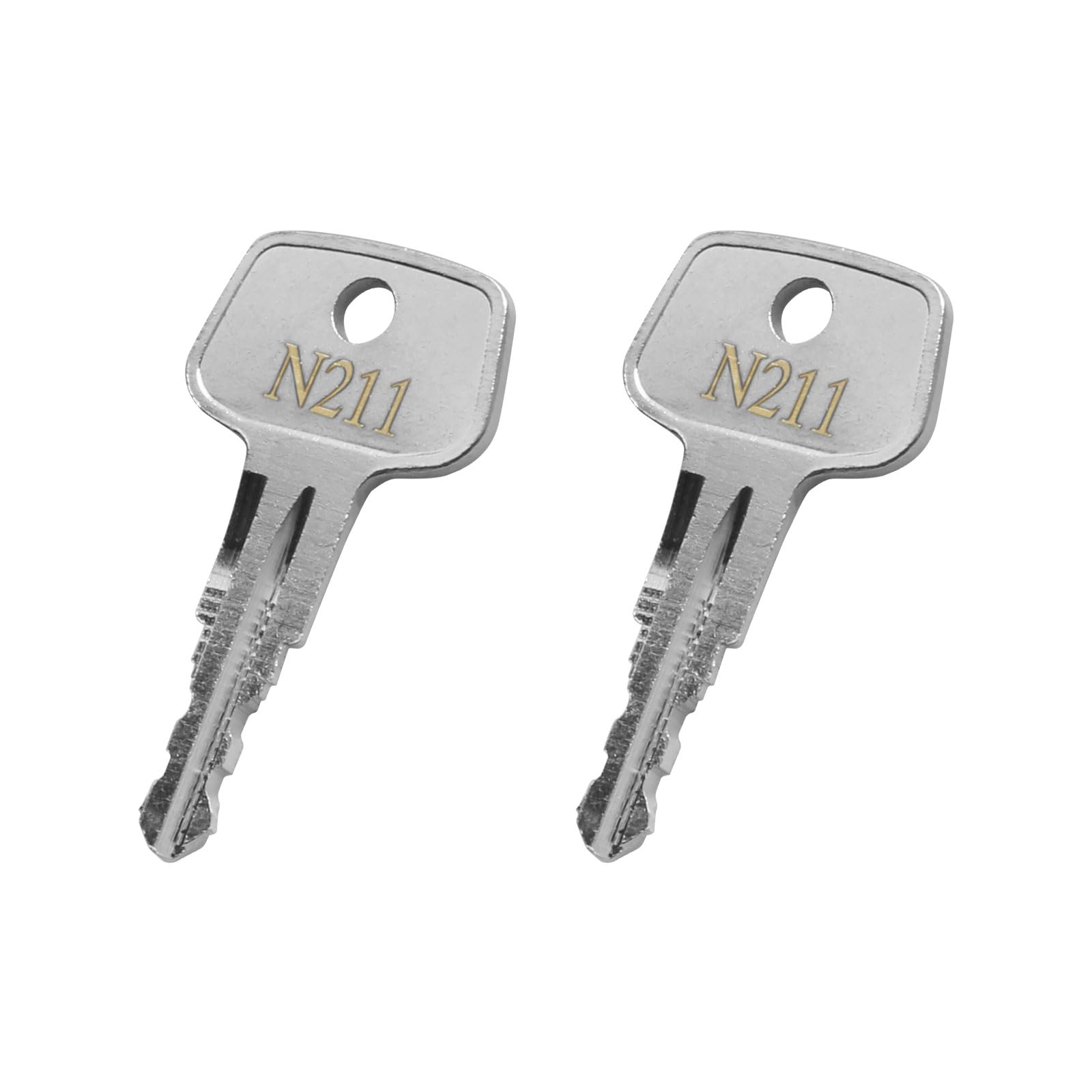 N211 Car Rack Replacement Key,Errebi Replacement Key for Thule Ski,Cargo Box,Roof,Carrier Racks and Crossbars-Codes N211 [2 pac]