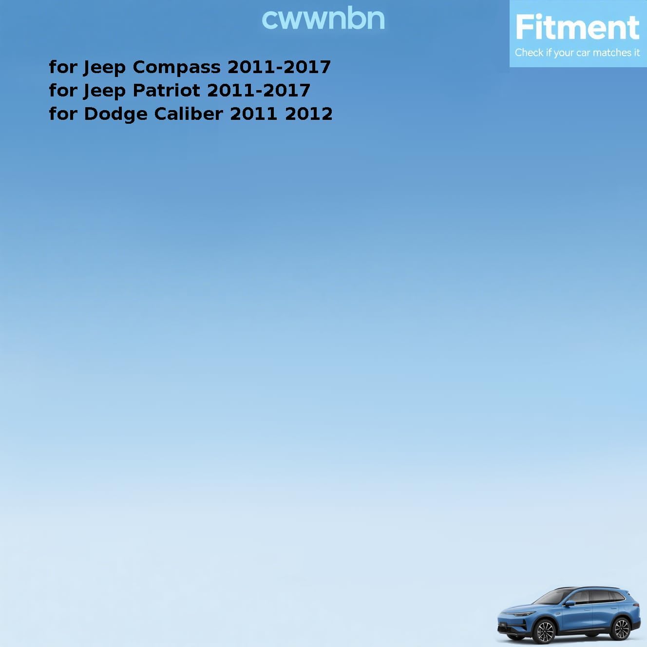 Front Lower Suspension Control Arm Bolt Replacement 06104240AA, 06104711AA, 06104264AA for Dodge Caliber 2011 2012 for Jeep Patriot,Compass 2011 2012 2013 2014 2015 2016 2017 2 x