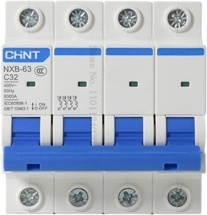 NXB-63 4P C 1A 2A 3A 6A 10A 16A 20A 25A 32A 40A 63A Miniature Circuit Breaker MCB DZ47 Household Safety Switch(3A)
