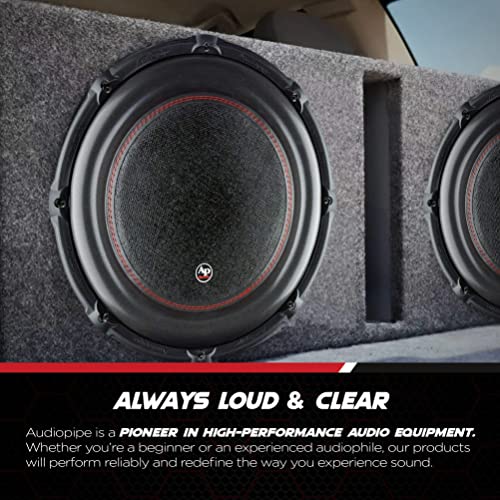 Audiopipe Txx-Bdc4-15D2 Subwoofer Quad Stack 15-Inch 2,800 Watt High Performance Powerful Dual 2 Ohm Dvc Vehicle Car Audio Subwoofer Speaker System, Black #TOP5