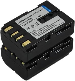BTBAI Compatible bn-v408 Battery for jvc bn-v416 v408u v428 v416u v428u Digital Video Camcorder (2X Battery+Charger AC/DC Single)