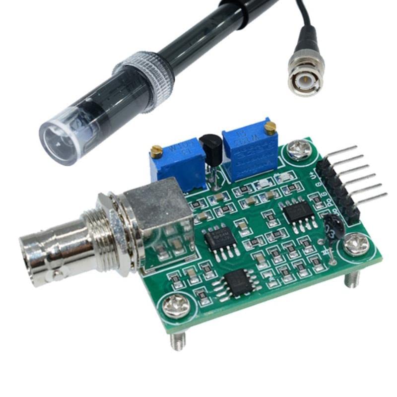 Techtonics PH Sensor Module with PH Electrode Probe BNC compatible with Arduino, AVR, PIC 3