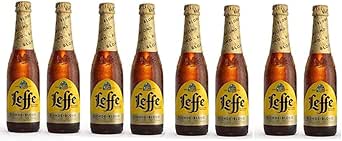 8 Flaschen Leffe Blond Belgisches Abtei Bier inc. 0.64€ MEHRWEG Pfand