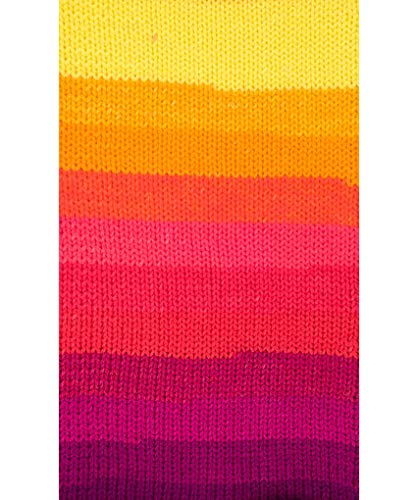 image for Red Heart Super Saver Yarn (4-Pack of 5oz Skeins) (Fruity Stripe)