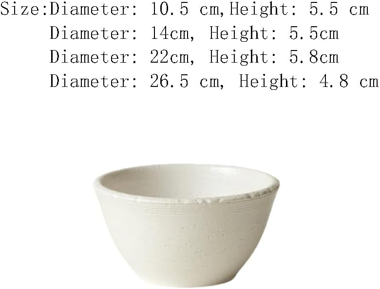 Irregular Edge Ceramic Soup Bowl White Porcelain Relief Instant Noodle Rice