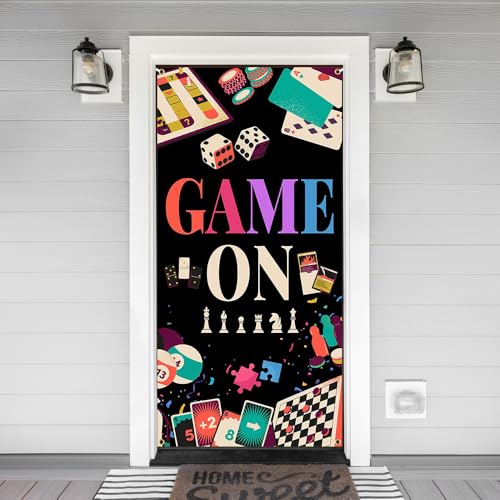 Lofaris Game On Door Banner Party Decorations