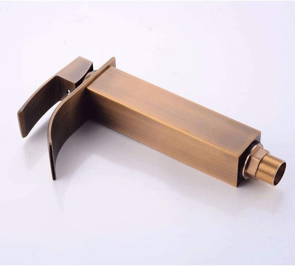 Handle Basin Mixer Chrome Brass Washbasin Faucet Bathroom Tap Hot and Cold