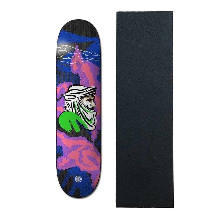 Element Skateboard Deck Psych-Delic Nomad 8.6" x 32" with Grip
