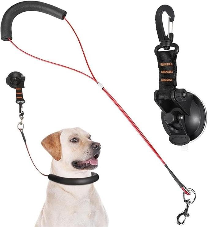 2 PCS Dog Bathing Tether with Suction Cup Pet Shower Supplies with Suction Cup Adjustable Bathing Tether Dog Tub Restraint Leash for Pet Dog Cat Shower and Grooming