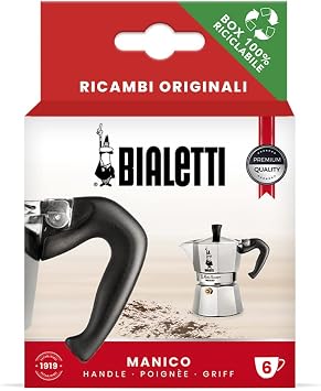 Bialetti   Genuine Spare Parts Moka Express 6 Cup Handle Genuine Replacement Parts