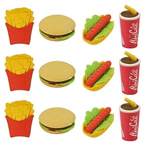 PartyPack 12x Radiergummis Kindergeburtstag Gastgeschenke