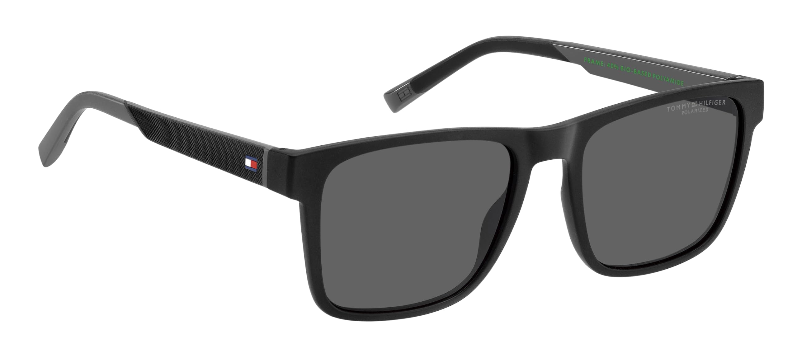 Tommy Hilfiger Gafas de Sol TH 2144/S BLACK GREY/GREY 55/19/145 hombre