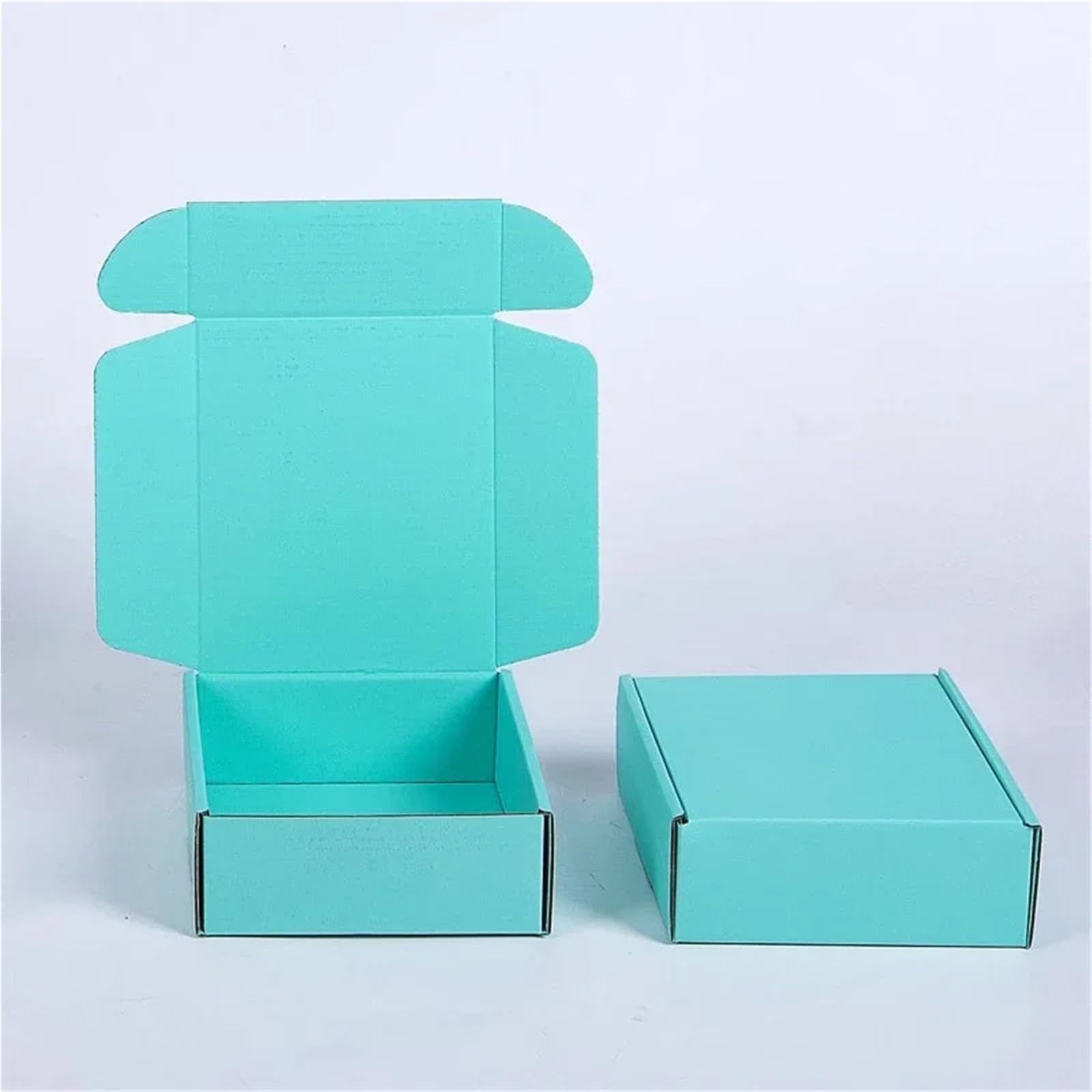 10 scatole colorate per aeroplano, 3 livelli, carta estremamente dura, confezione regalo, scatole quadrate per abbigliamento (colore: 015,20 x 14 x 4 cm)