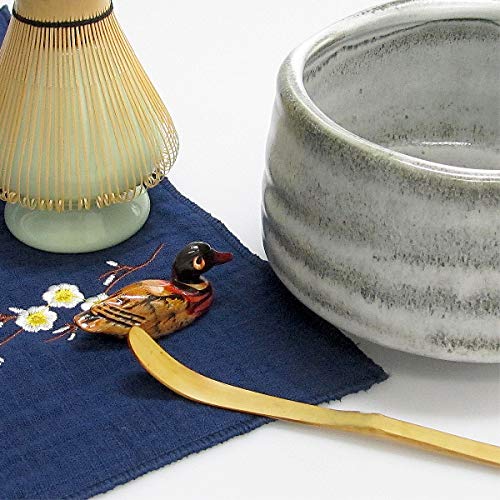 Artcome Japanese Matcha Tea Set, Matcha Whisk, Traditional Scoop, Matcha Bowl, Ceramic Whisk Holder, Handmade Matcha Ceremony Kit For Traditional Japanese Tea Ceremony (7 Pcs) #TOP1