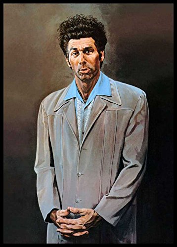 Cosmo Kramer Fridge Magnet 2.5 x 3.5 Seinfeld Poster Magnetic Canvas Print 2.5 x 3.5