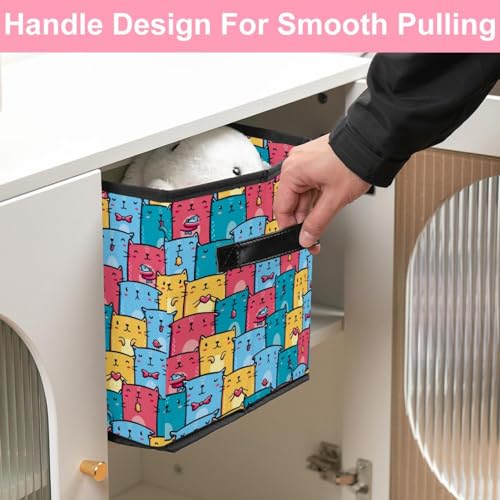 Boîte de rangement motifs chats pour une maison douce et rangée