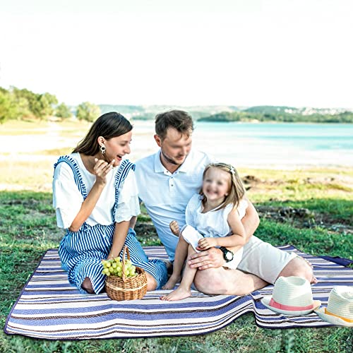 Cobertor de praia à prova de areia KANBUN Colchão de praia leve Cobertor para piquenique ao ar livre