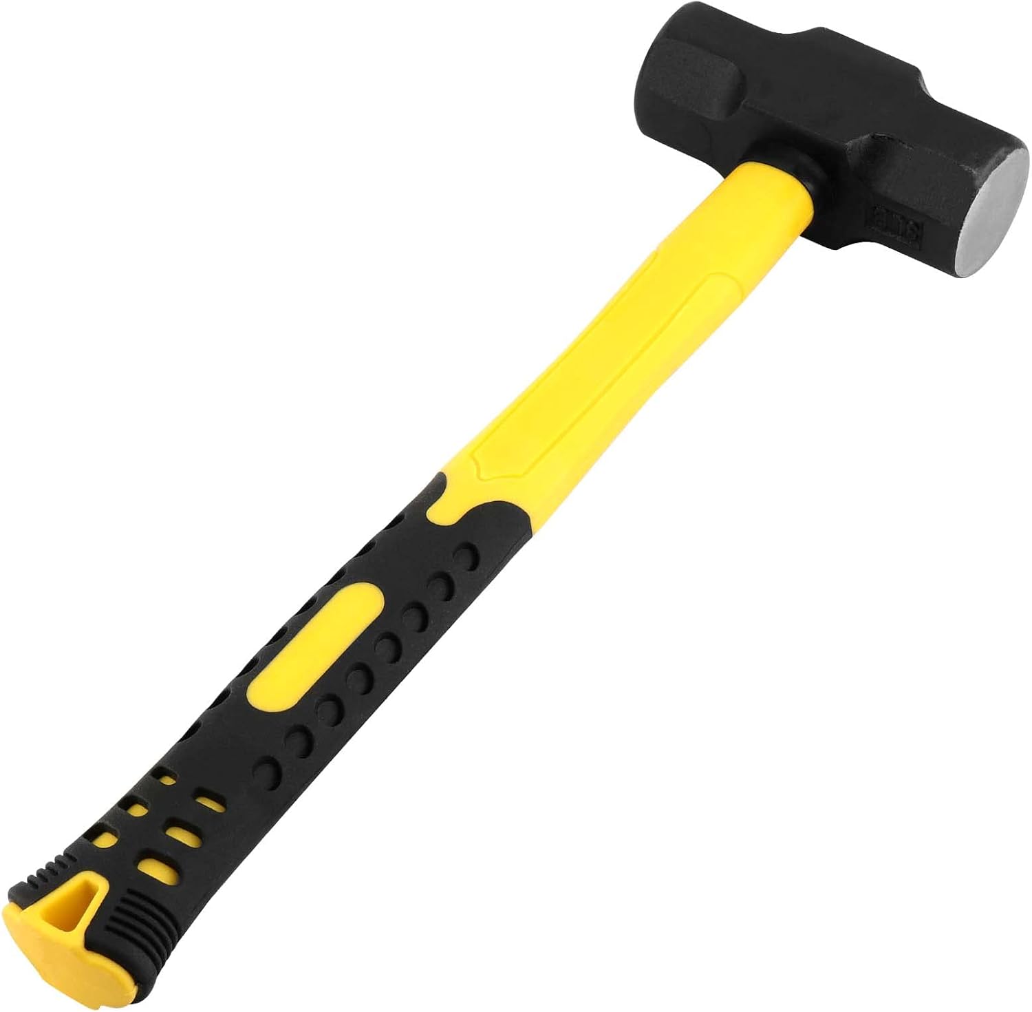 3 Pack 3 lbs Sledge Hammer, 14 Inch Drilling Hammer with Steel Head and Plastic Handle Crack Hammer for Wood, Home Construction, Landscaping Work and DIY Project