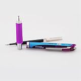 Pentel Gel Ink Pen, EnerGel RTX Retractable Gel Pen, 0.5mm, Fine Point, Needle Tip, Violet Ink (BLN75BP2V) – view 6