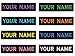 Custom Name Patch 4" x 1" Embroidered Iron On/Sew On Personalized