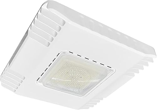Luz LED de toldo de 150 W, 21000 lm 5700 K, luz de techo LED superbrillante, reemplaza 600 W HIDHPS, iluminación comercial impermeable IP65,