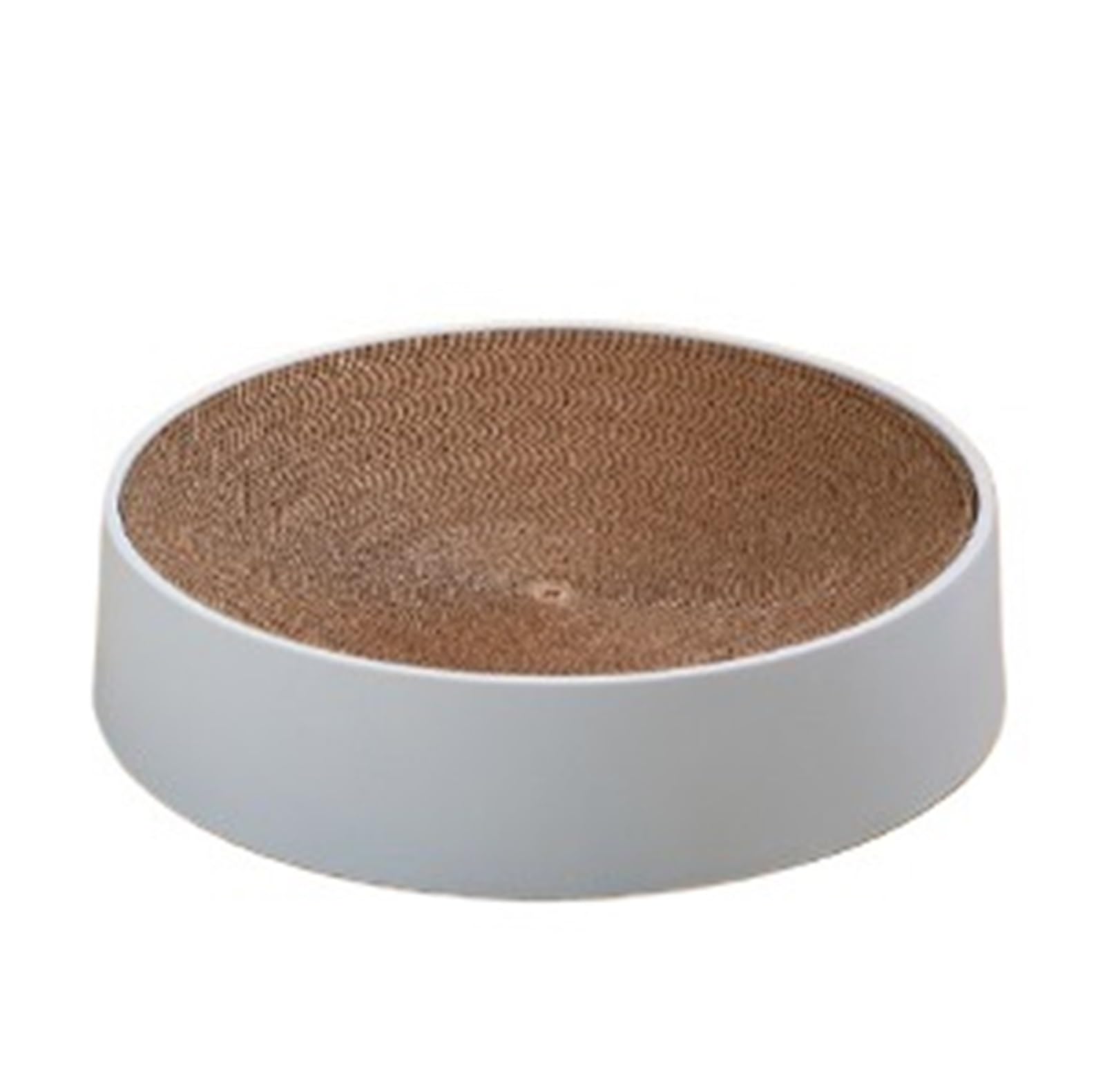 Griffoir rond pour chat bleu de 40 cm avec base stable et antidérapante