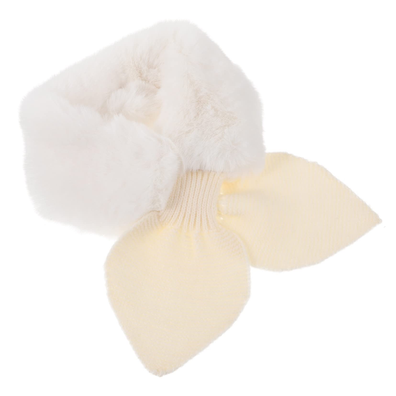 Bufanda de felpa para niños y calentadora de cuello infantil pack beige 8