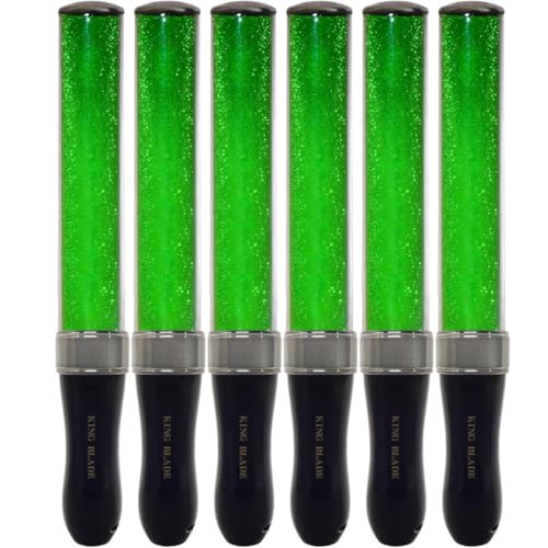 �y6�{�Z�b�g�z�L���O�u���[�h�}�b�N�X�E�c�[ KING BLADE MAX II MAX2 ���C�t�@���E�W���p�� �V���C�j���O �y�����C�g LR44�d�r2�t�� LED ���C�u �R���T�[�g �O���[��