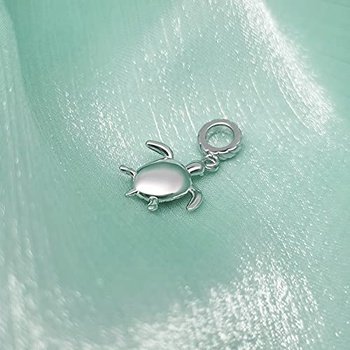 Image of Tropical Ocean Life Charm Sea Turtle Starfish Enamel Dangle Bead for European Bracelet