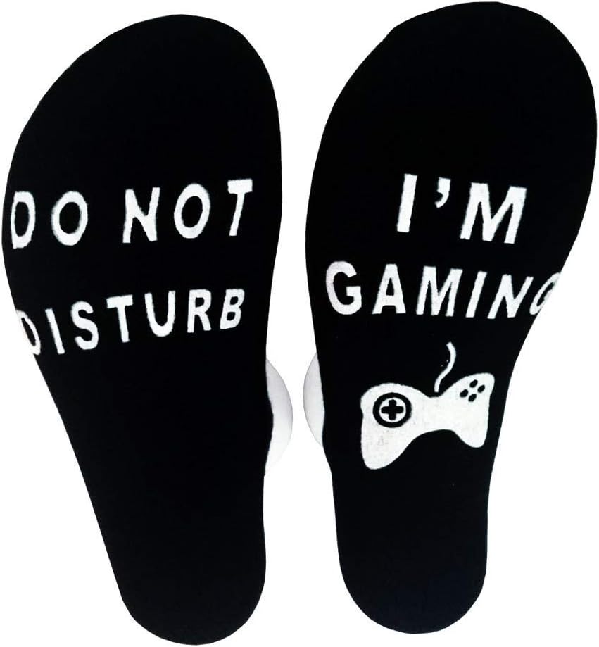 DDHHYH Do Not Disturb I'm Gaming' Ankle Socks Great Novelty Gamer Gift For Gamers Who Have Everything!