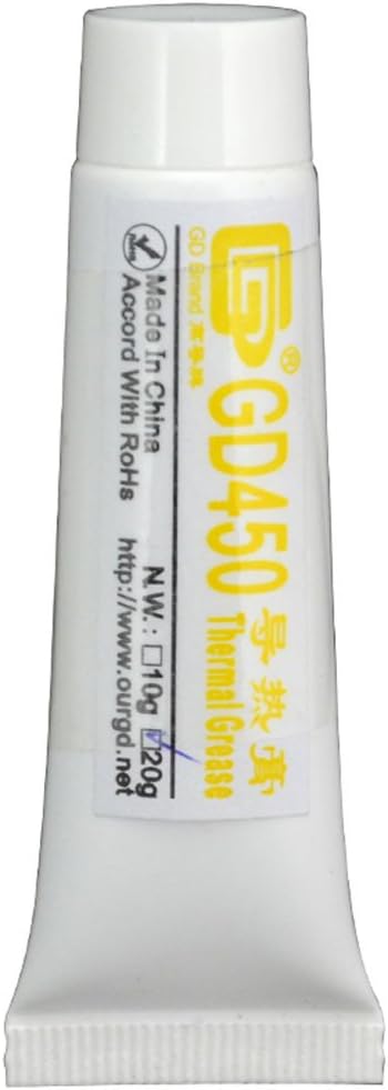 20g Golden Thermal Grease CPU Heat Sink Compound Silicone Paste Tube Pro NO. GD450 Golden
