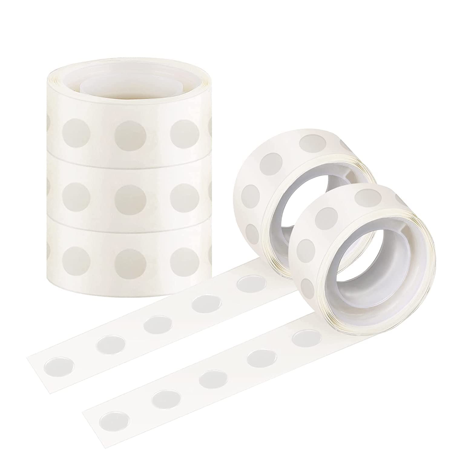 Goldedge500PCS Balloon Glue Dots Removable Adhesive Tape Double Sided Glue Point for Scrapbook Party Wedding Decoration, |5 Rolls|