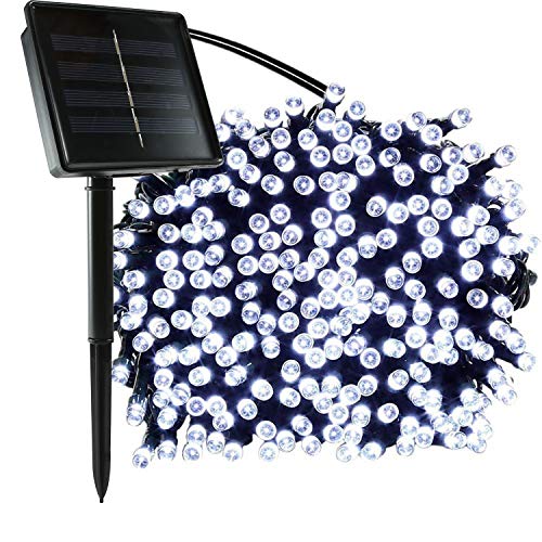 jar-owl Solar String Lights Outdoor Waterproof 72FT 200 LED 8 Modes for Home/Garden/Patio Wedding/Christmas Party (White)