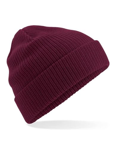 COOZO Organic Cotton Beanie - Burgundy - One Size